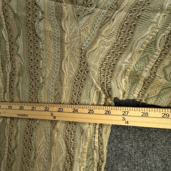 COOGI Australia Lightweight Beige OVERSIZED Sweater Knit Abstract Medium Women - Picture 6 of 16